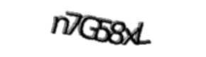 Security check image, please type the characters shown